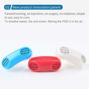 Anti snoring device - Silicone Air Purifier Sleeping Nose Breath Aid 