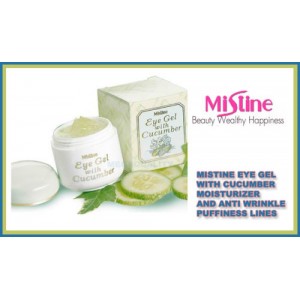 Mistine Eye Gel with Cucumber Moisturizer Anti Wrinkle Puffiness Lines