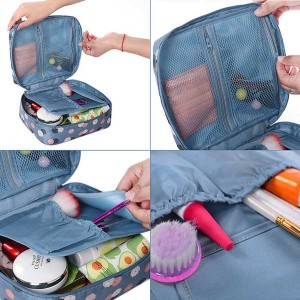 Travel Makeup Cosmetic Bag Wash Organizer Storage Hanging Pouch