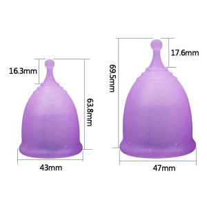 Menstrual Cup Soft Reusable Period Small Large Anytime Premium