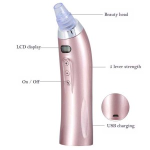 Professional electric vacuum cleaner blackhead removal acne pimple cleaner